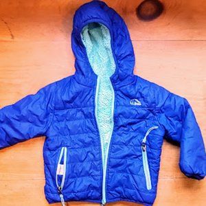 LL Bean Toddlers' Mountain Bound Reversible Jacket - purple